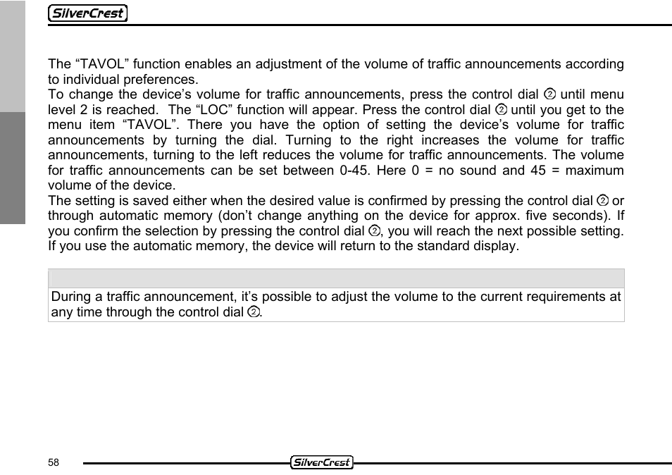 Silvercrest CDV-710 User Manual | Page 58 / 79
