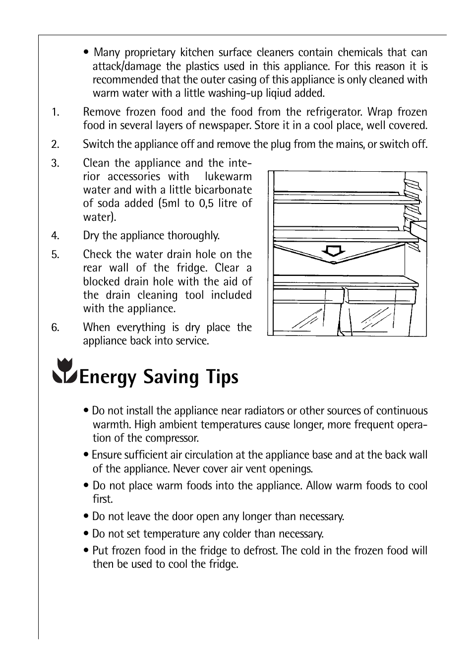 Energy saving tips | Santoni Shoes C 8 16 41 I User Manual | Page 14 / 28