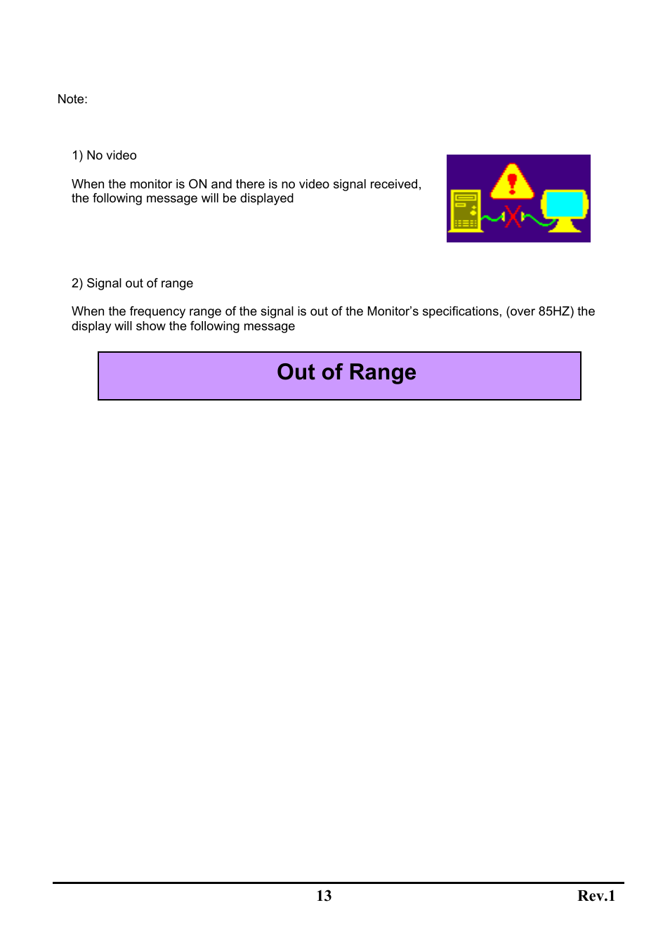 Out of range | Sceptre Technologies LCD Monitor X9C-NagaV User Manual | Page 17 / 22