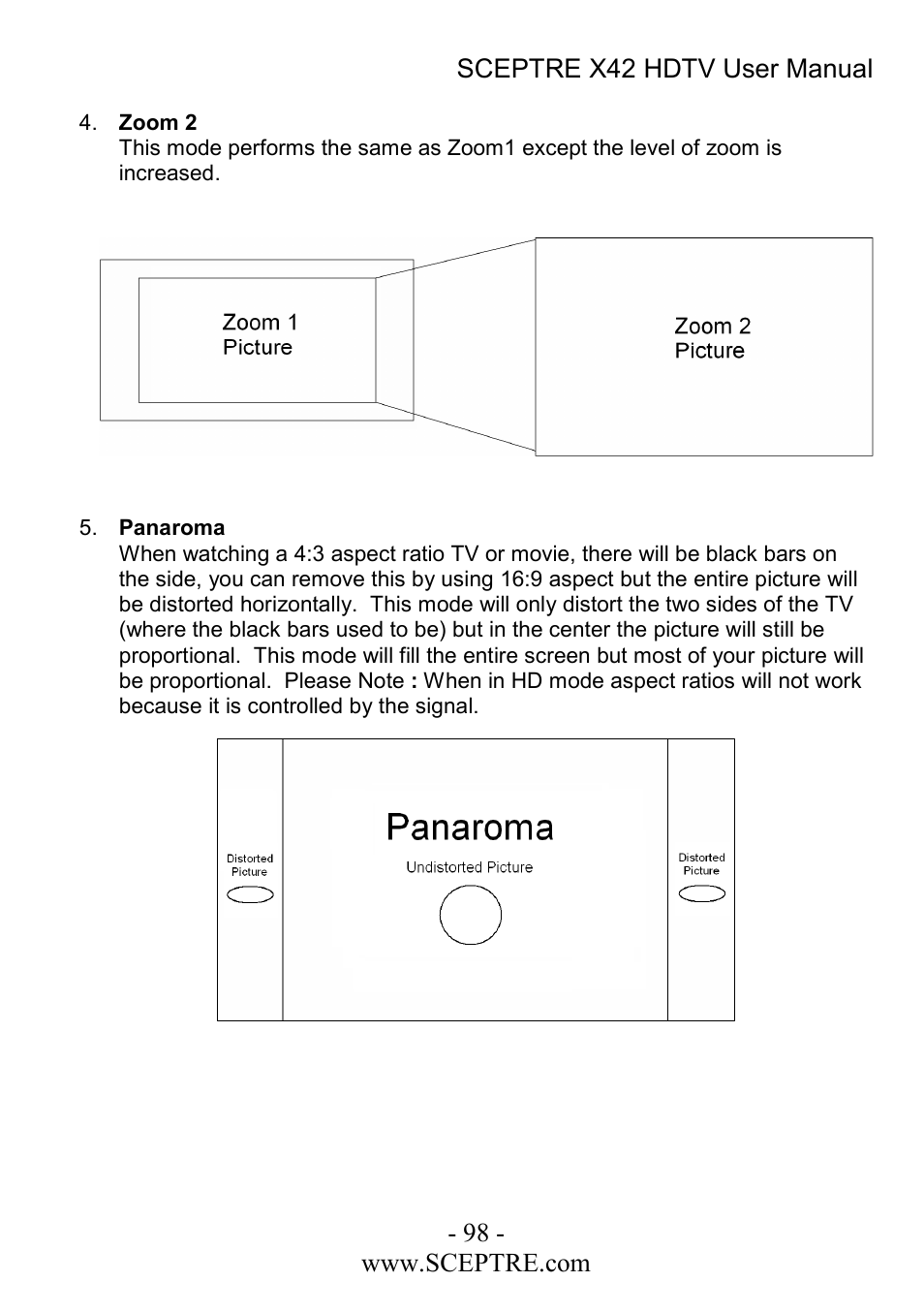 Sceptre Technologies X42 User Manual | Page 98 / 119
