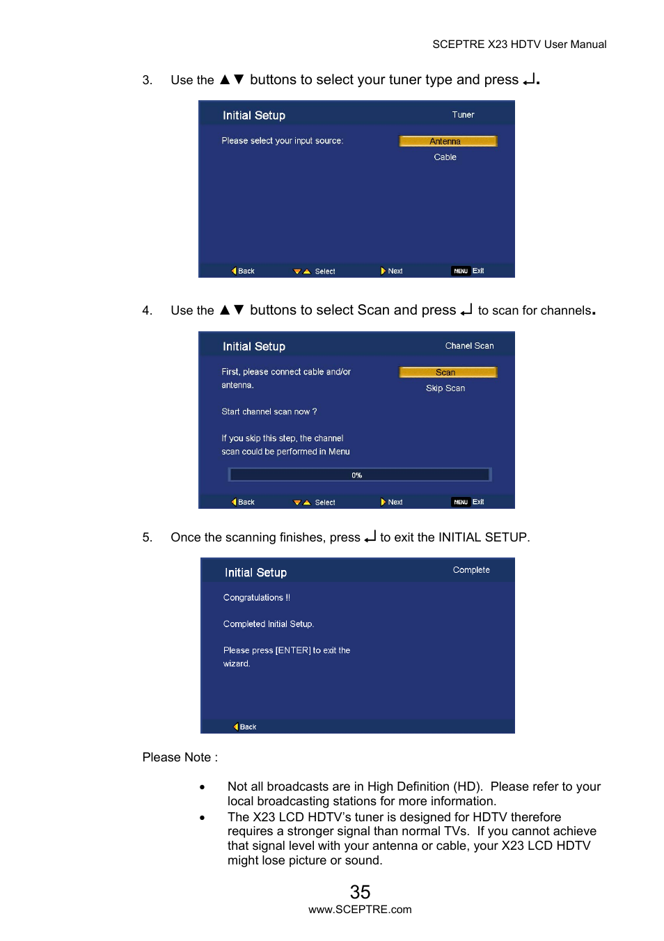Sceptre X23PV-KOMODO User Manual | Page 35 / 79