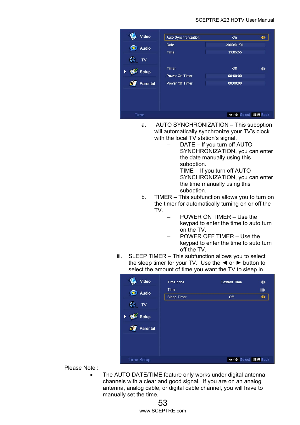 Sceptre X23PV-KOMODO User Manual | Page 53 / 79