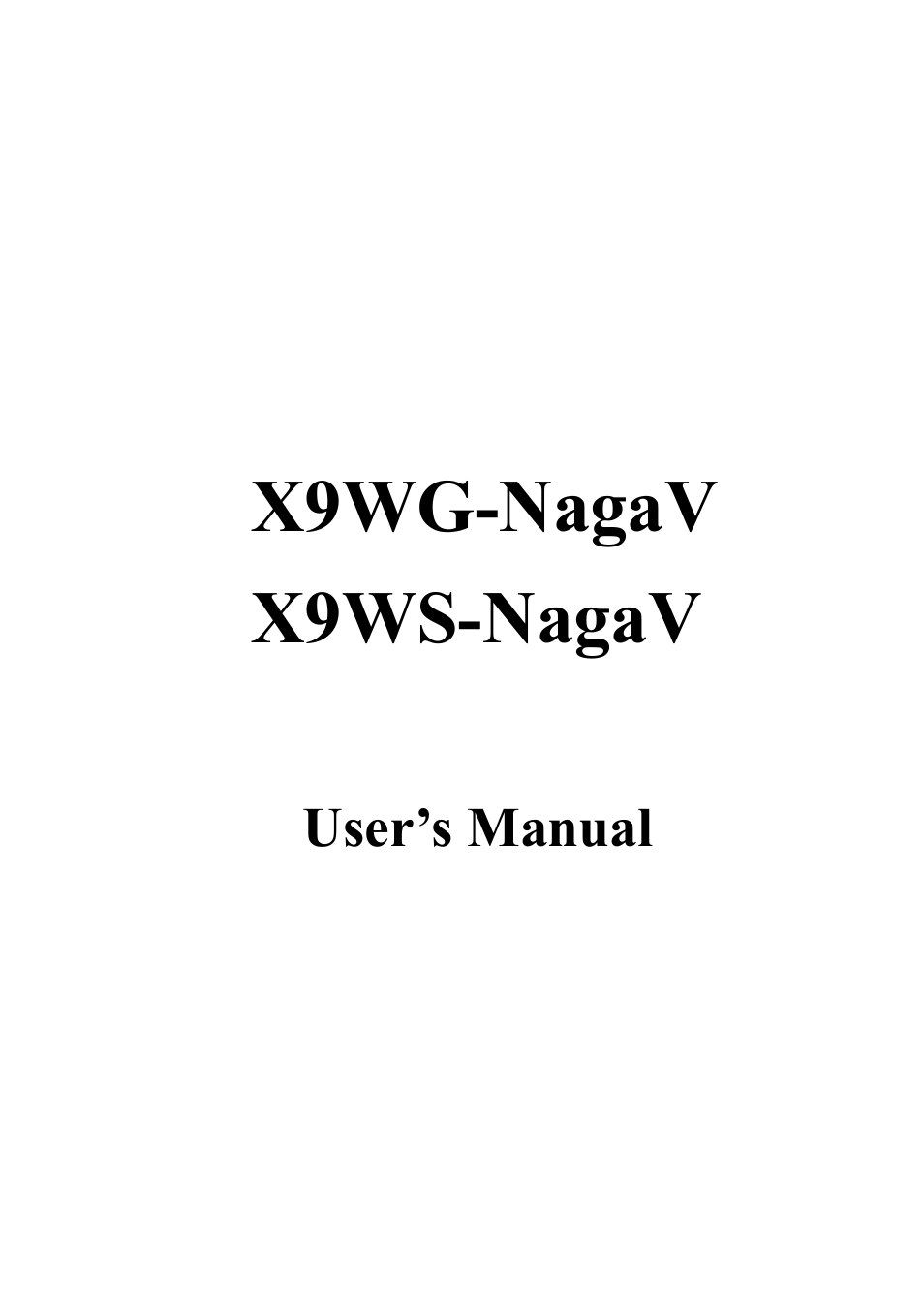 Sceptre Technologies LCD Monitor X9WS-NagaV User Manual | 22 pages