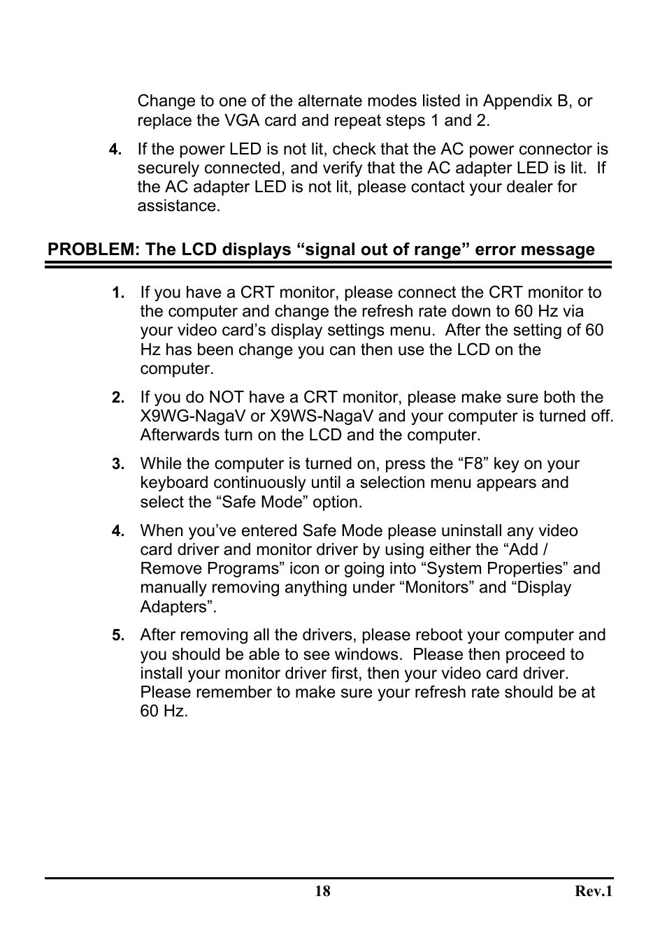 Sceptre Technologies LCD Monitor X9WS-NagaV User Manual | Page 22 / 22