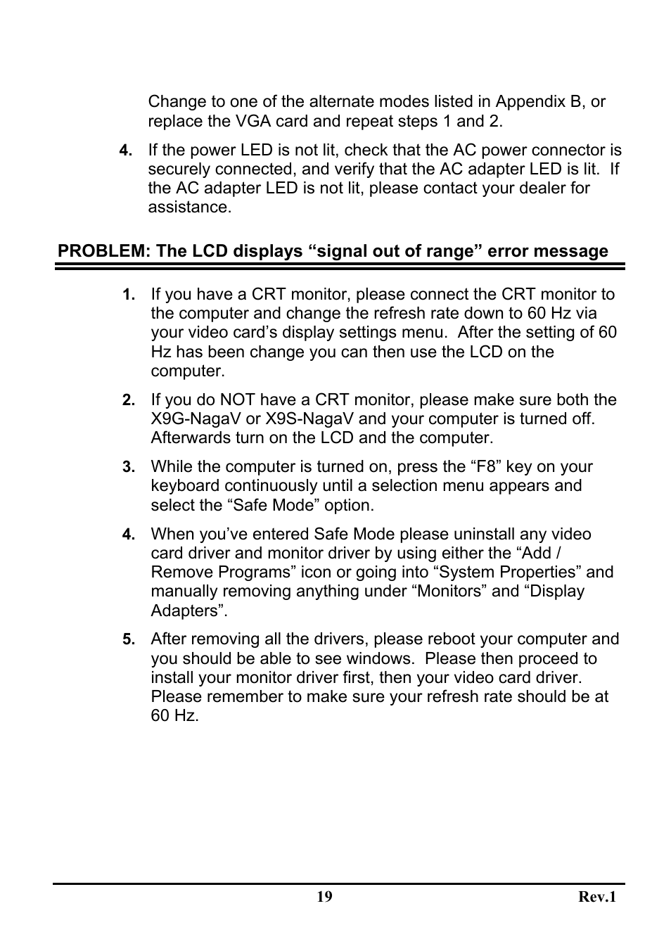 Sceptre Technologies LCD Monitor X9S-NagaV User Manual | Page 23 / 23