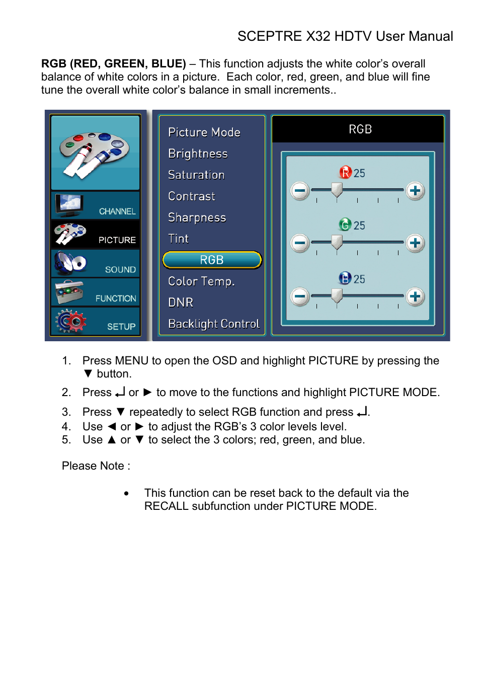 Sceptre Technologies X32 User Manual | Page 55 / 107