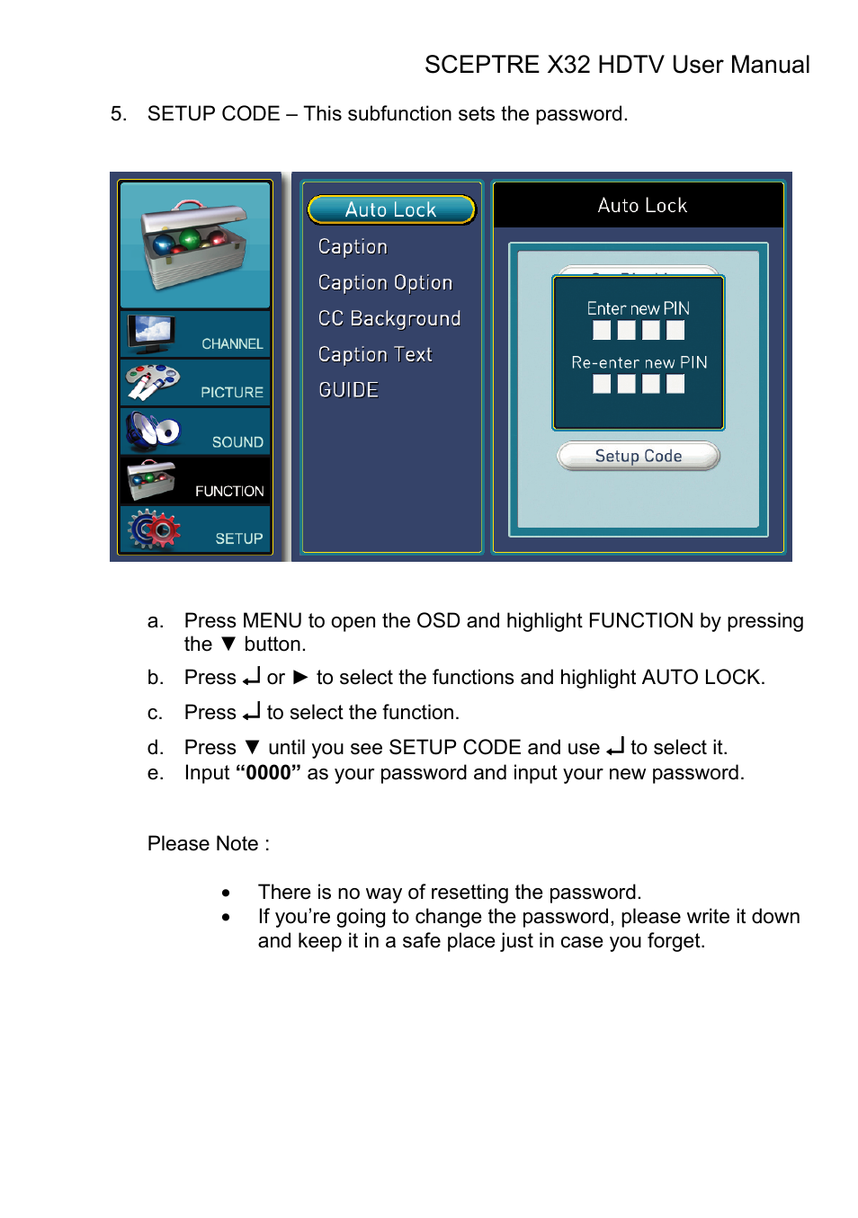 Sceptre Technologies X32 User Manual | Page 71 / 107