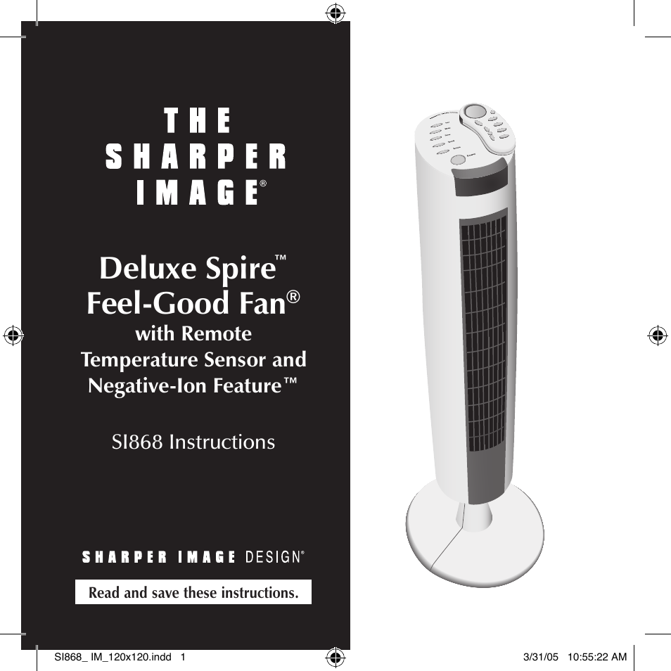 Sharper Image SI868 User Manual | 7 pages