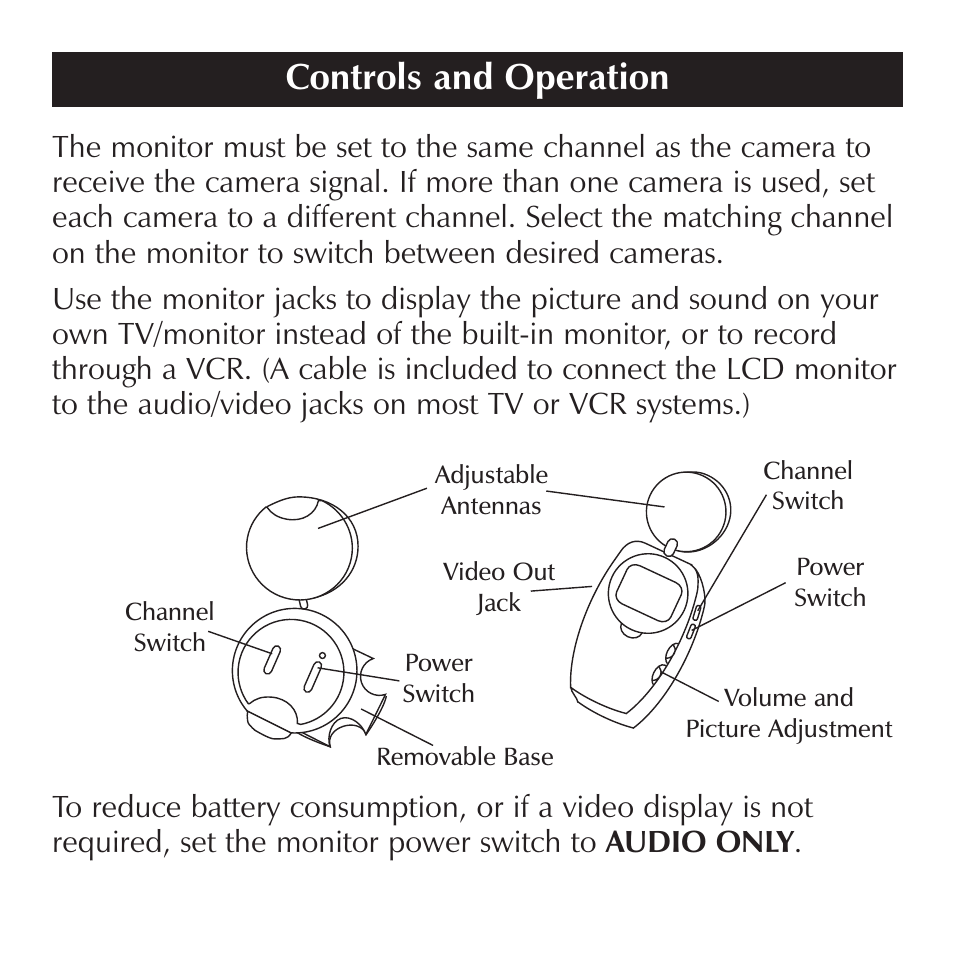Controls and operation | Sharper Image SI513 User Manual | Page 5 / 9
