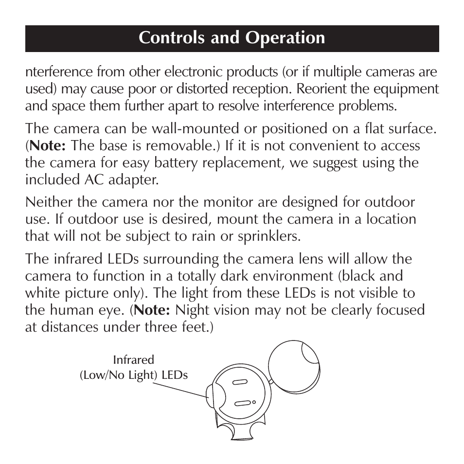 Controls and operation | Sharper Image SI513 User Manual | Page 6 / 9