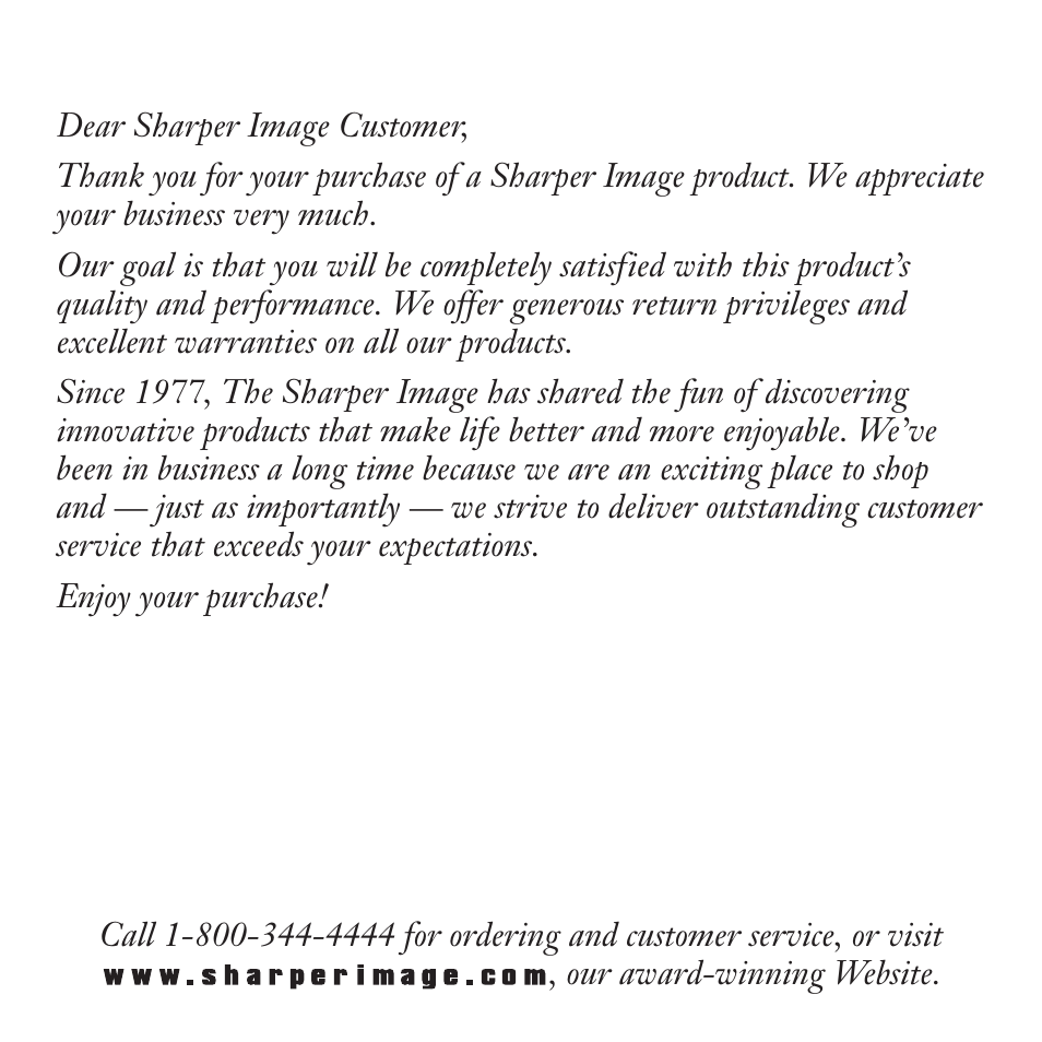 Sharper Image SI714 User Manual | Page 2 / 8
