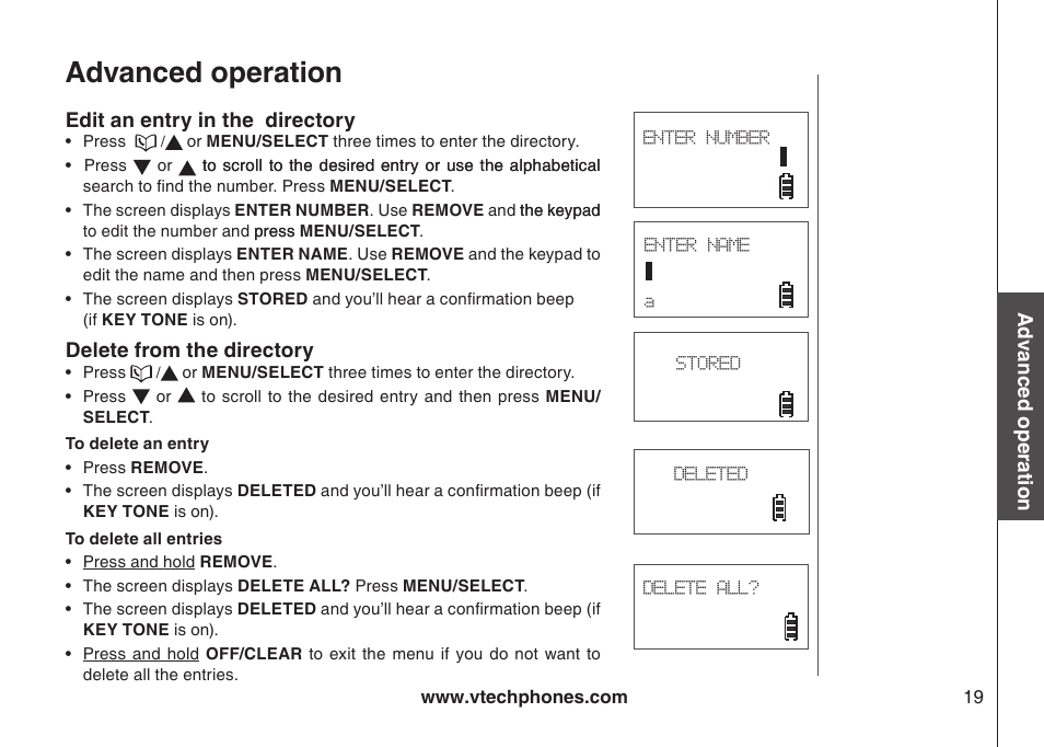 Advanced operation | Sharper Image 6031 User Manual | Page 22 / 51