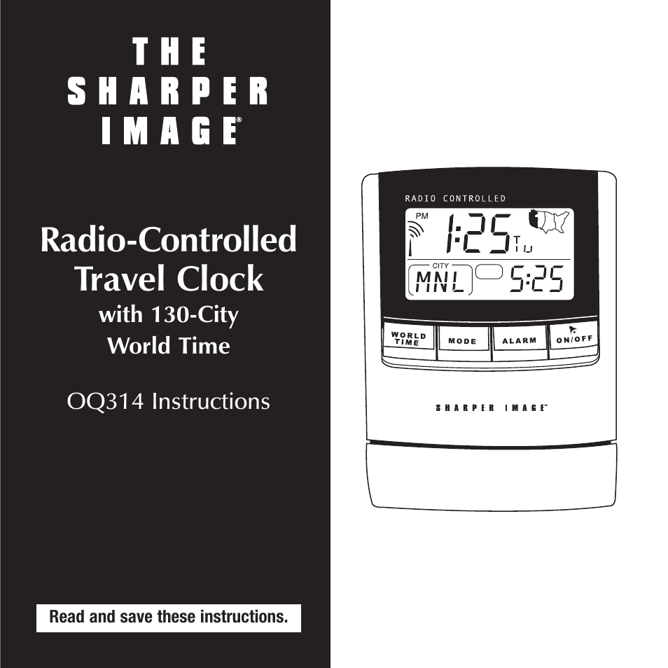 Sharper Image OQ314 User Manual | 35 pages