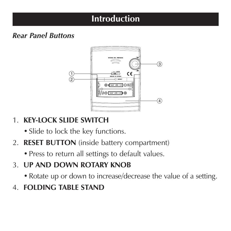 Introduction | Sharper Image OQ314 User Manual | Page 10 / 35