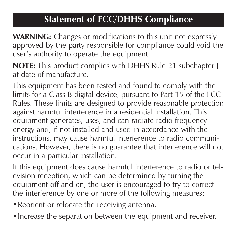 Sharper Image OQ314 User Manual | Page 33 / 35