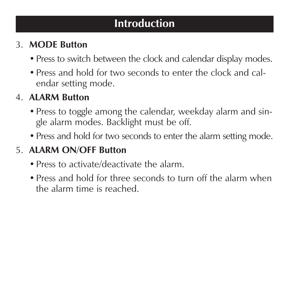 Introduction | Sharper Image OQ314 User Manual | Page 9 / 35