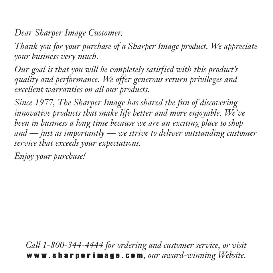 Sharper Image SI871 User Manual | Page 3 / 20