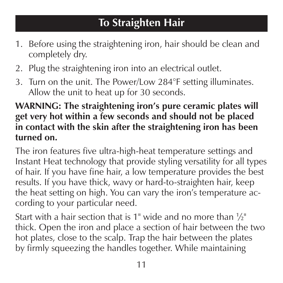 Sharper Image CA899 User Manual | Page 11 / 16