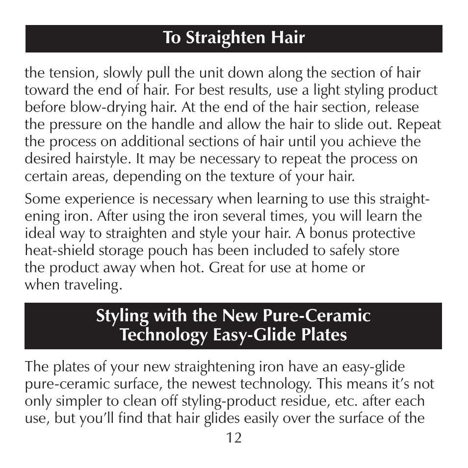 Sharper Image CA899 User Manual | Page 12 / 16