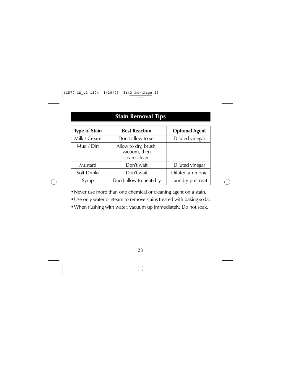 Sharper Image S1570 User Manual | Page 23 / 24