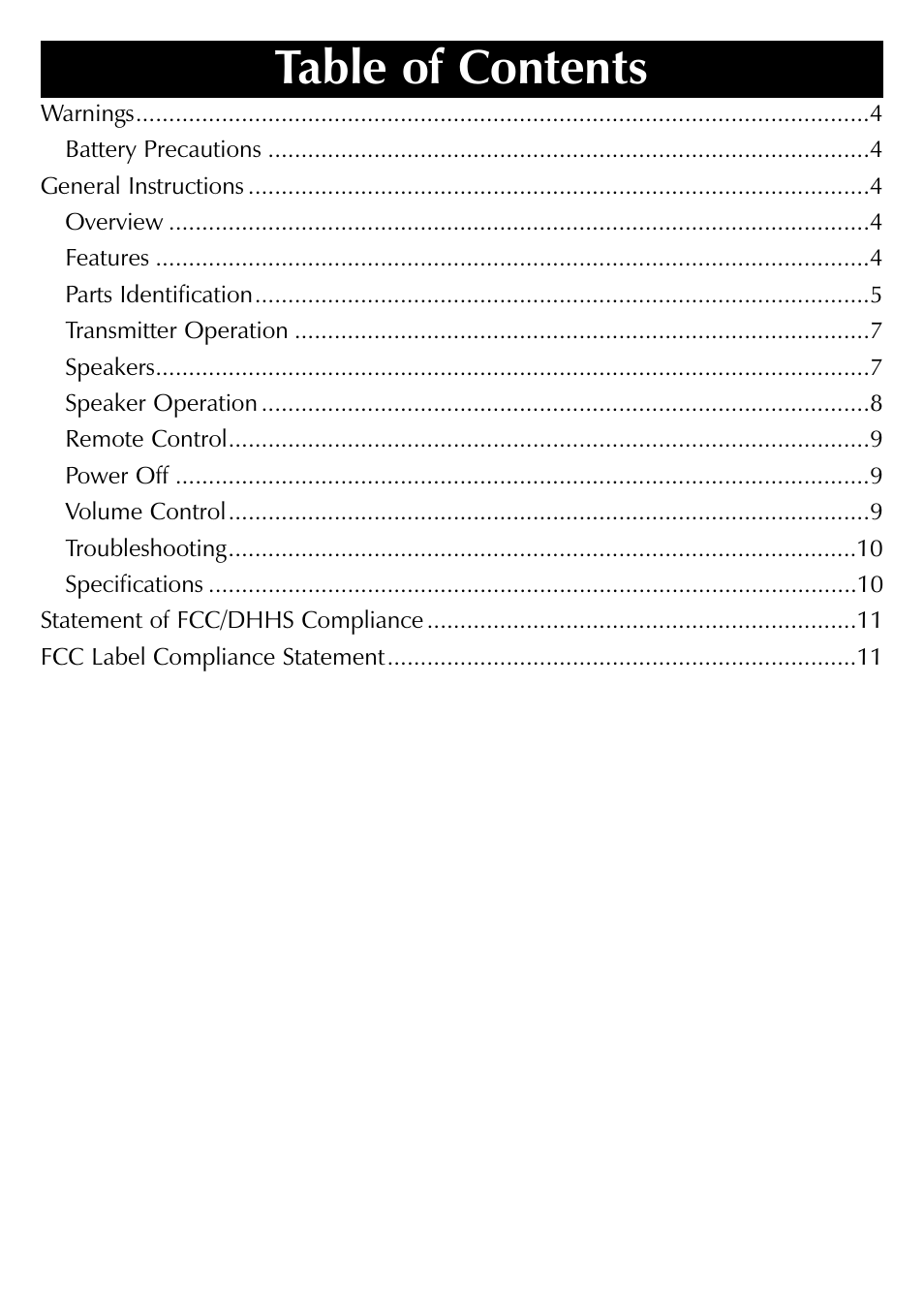 Sharper Image SR277 User Manual | Page 3 / 12