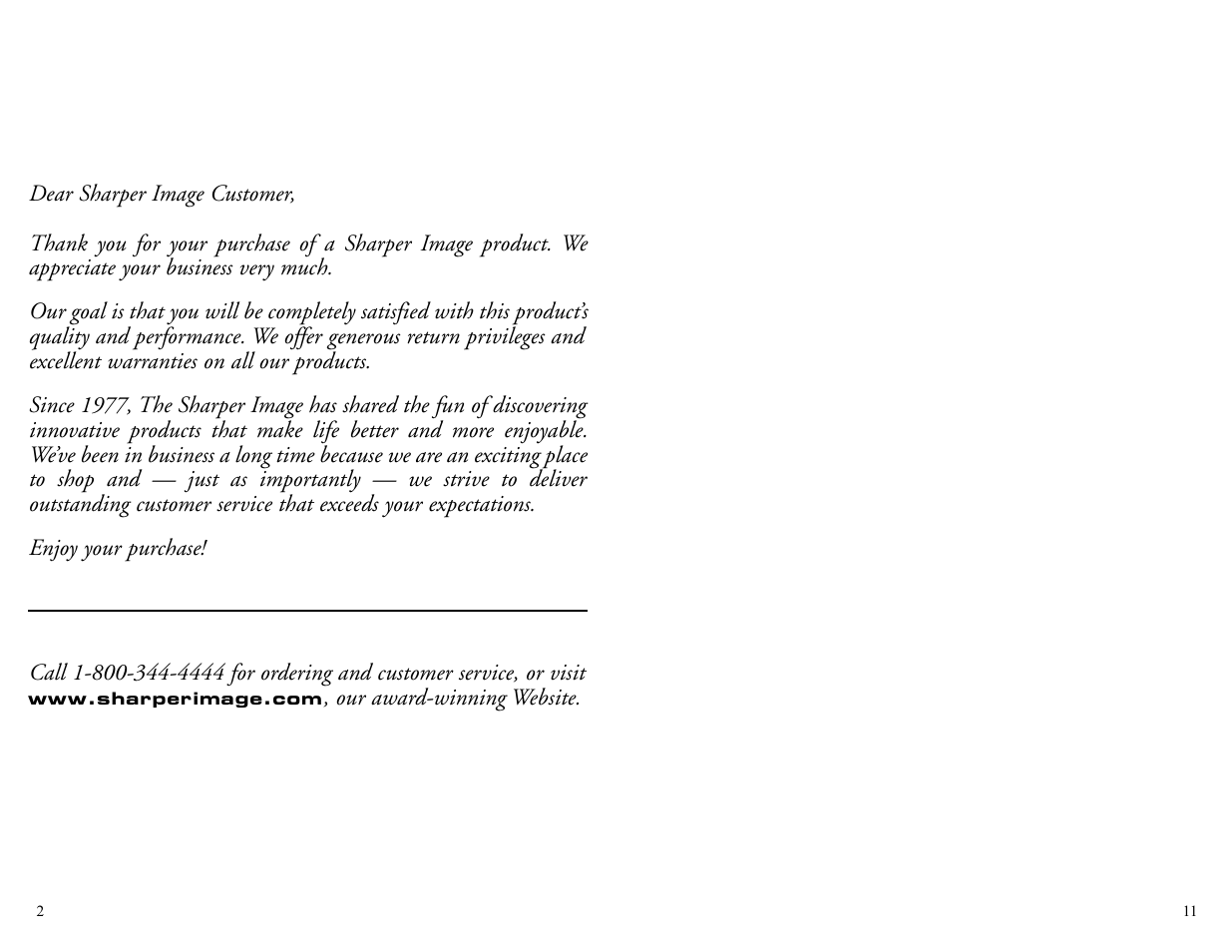 Sharper Image TI150 User Manual | Page 2 / 6