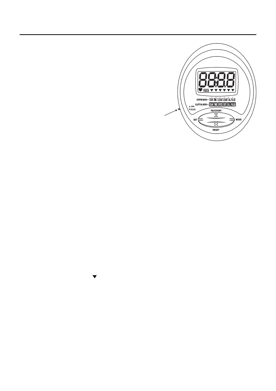 Using the electronic meter | Stamina Products 55-2010 User Manual | Page 13 / 23