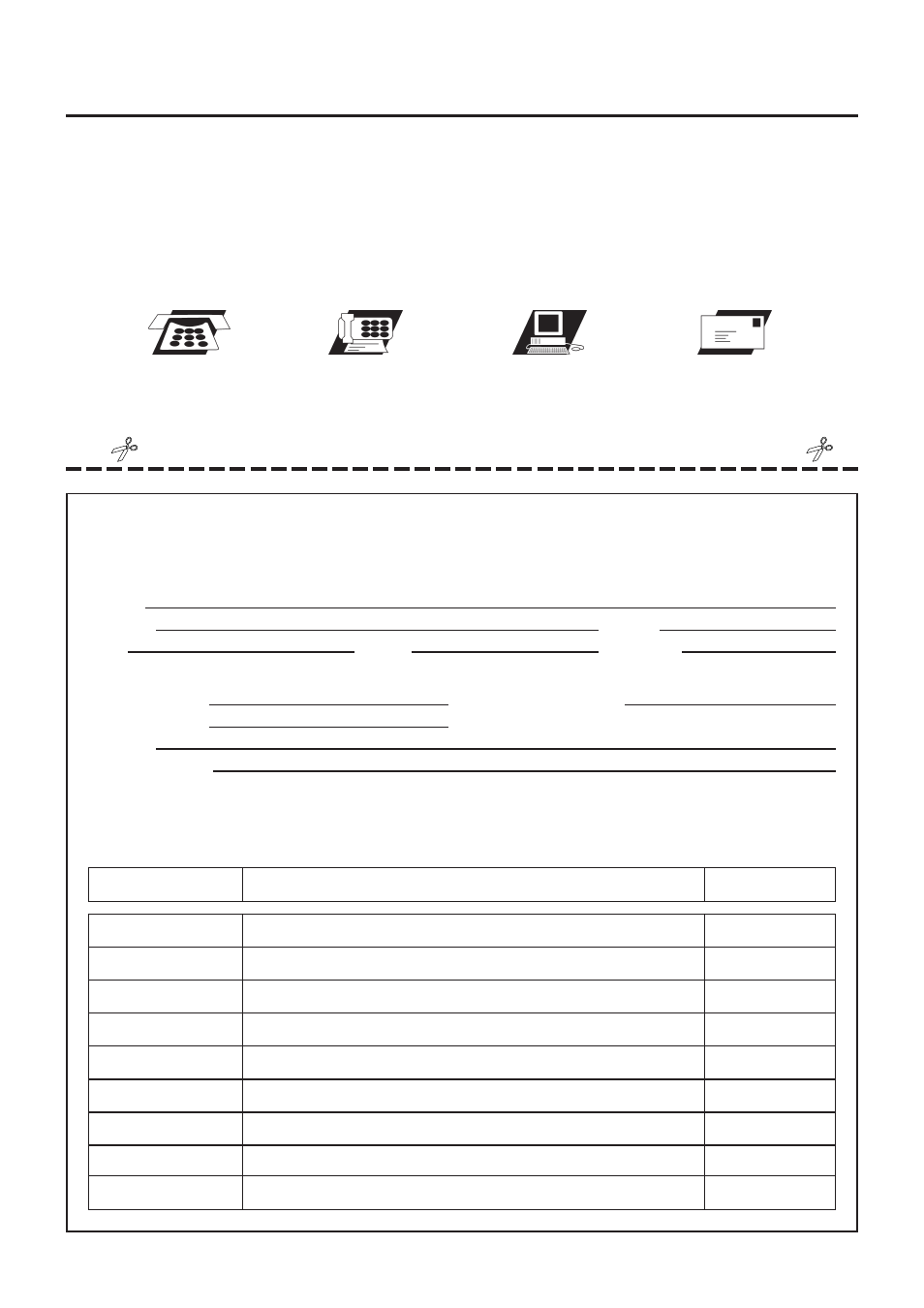 Fax/mail ordering form | Stamina Products fusion 15-7250 User Manual | Page 27 / 27