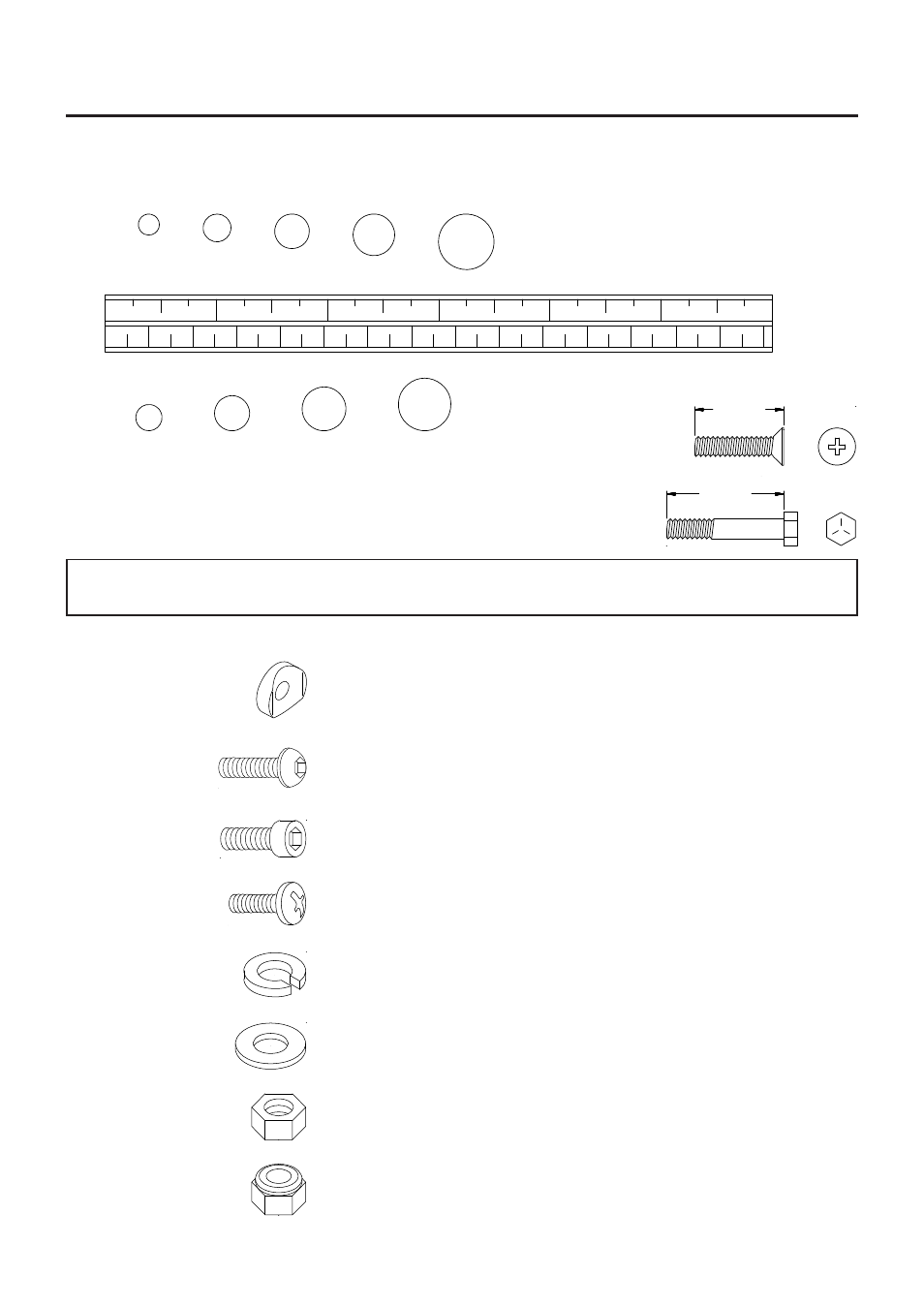 Hardware identification chart, Part no. and description qty | Stamina Products AVARI GX 8 User Manual | Page 6 / 31