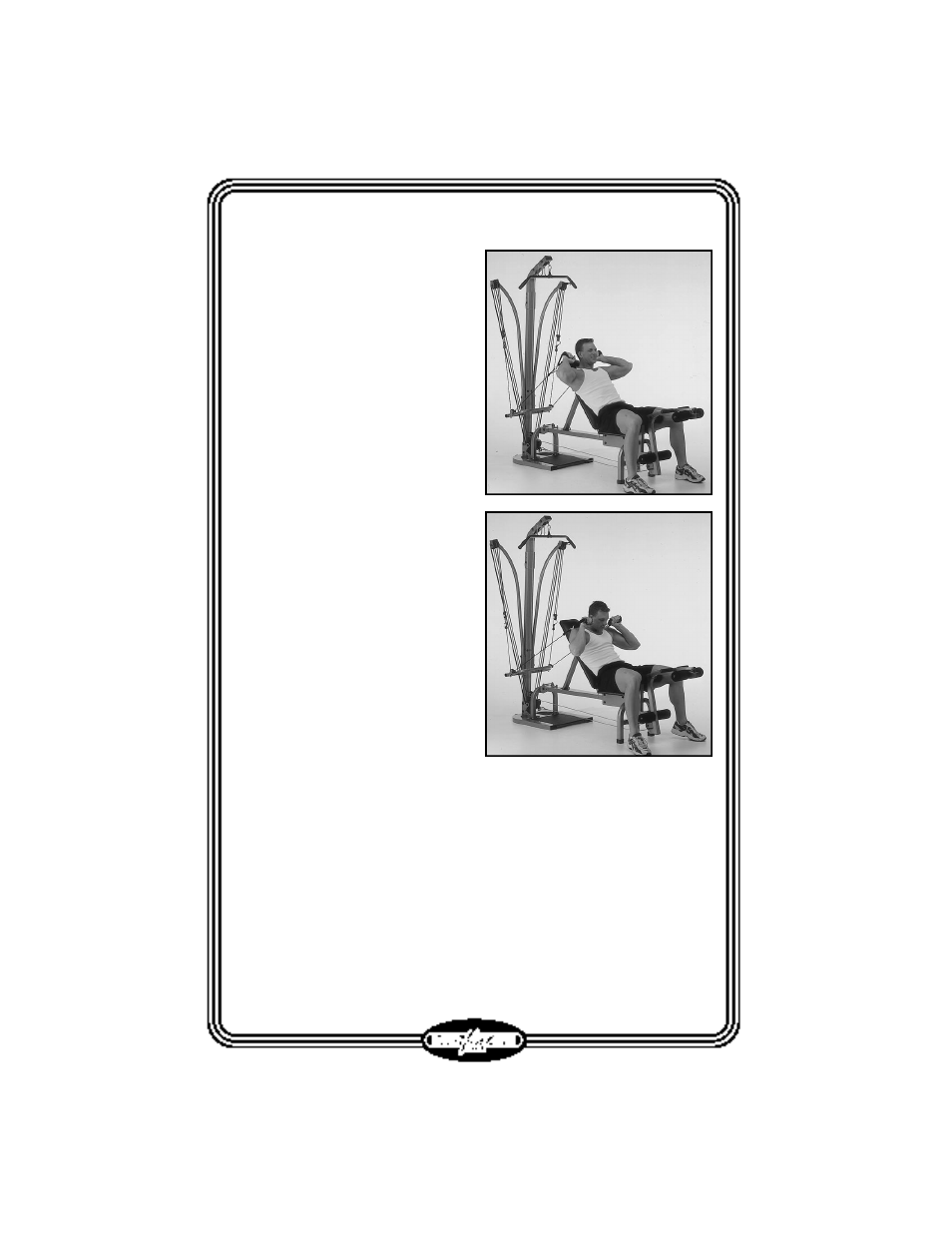 Abdominal cru n c h | Stamina Products LT-2000 User Manual | Page 10 / 36