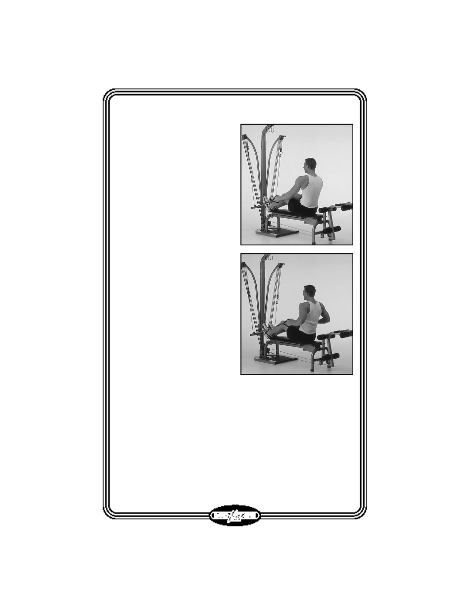 Seated row | Stamina Products LT-2000 User Manual | Page 14 / 36