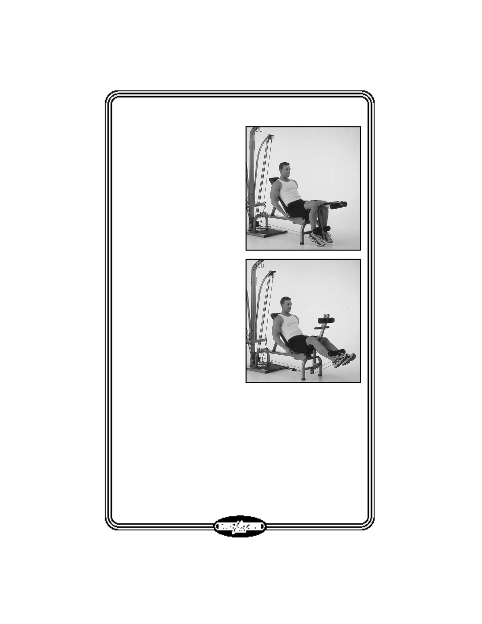 Leg extension | Stamina Products LT-2000 User Manual | Page 19 / 36