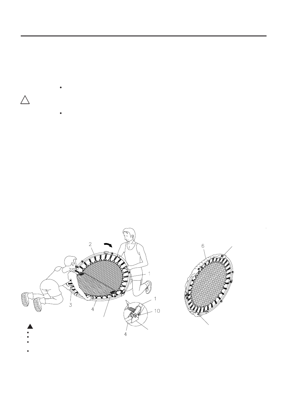 Stop, Assembly instructions | Stamina Products 35-1650F User Manual | Page 7 / 18
