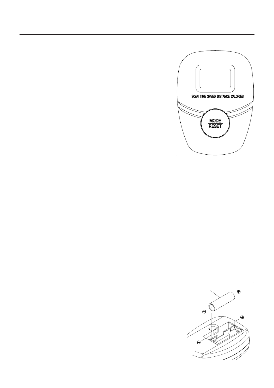 Using the electronic meter, Operational instructions | Stamina Products 55-1615 User Manual | Page 11 / 22