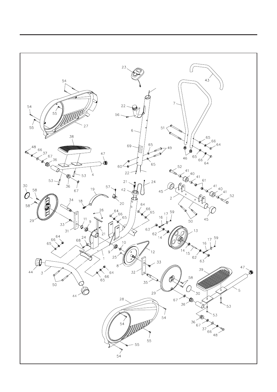 Product parts drawing | Stamina Products 55-1615 User Manual | Page 16 / 22