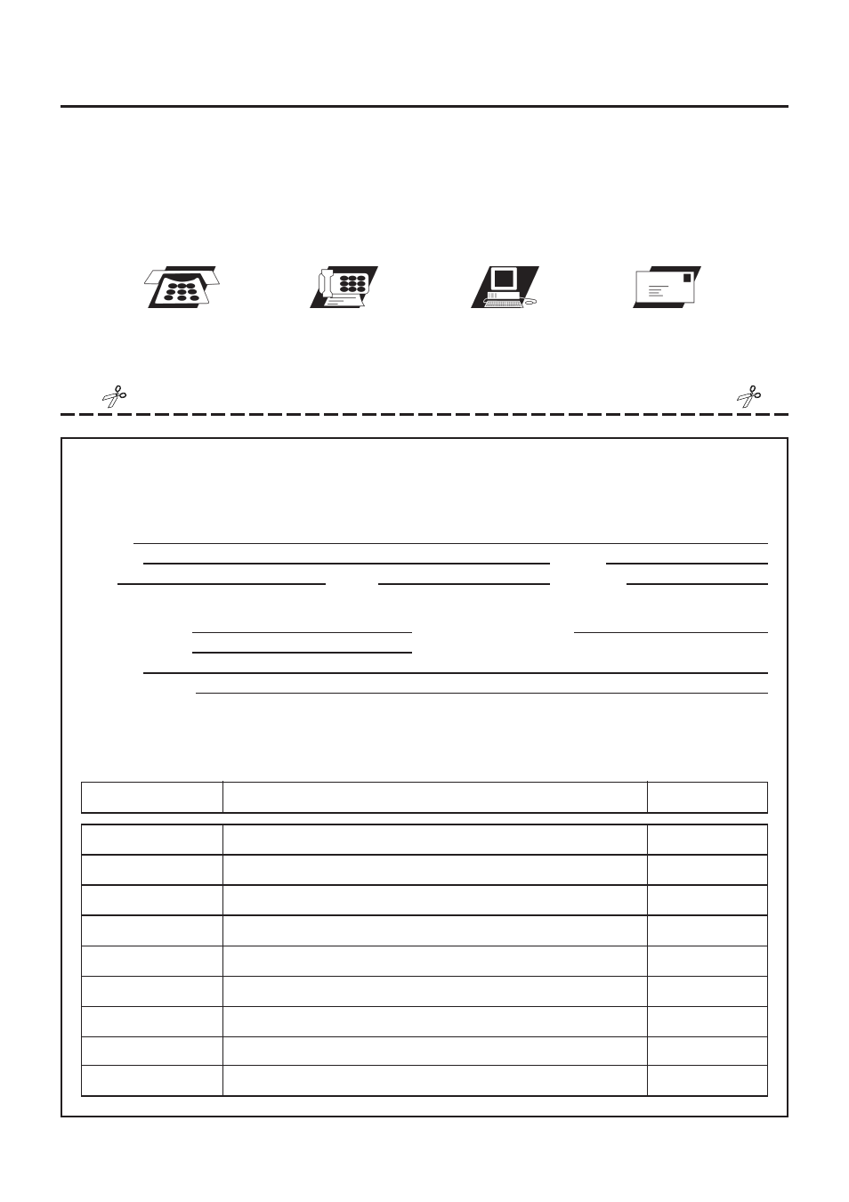 Fax/mail ordering form | Stamina Products 55-1615 User Manual | Page 22 / 22