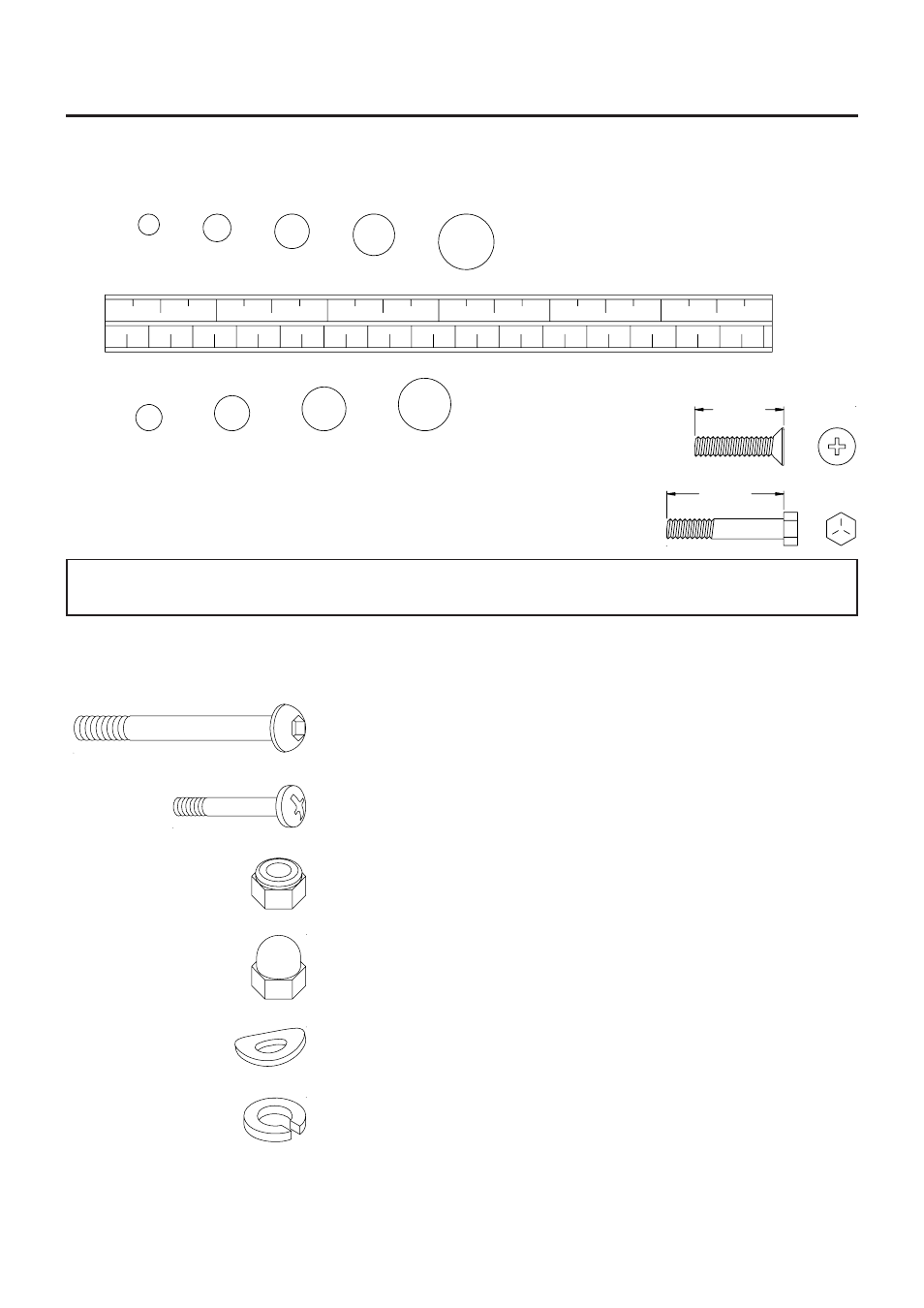 Hardware identification chart, Part no. and description qty | Stamina Products 55-1615 User Manual | Page 5 / 22