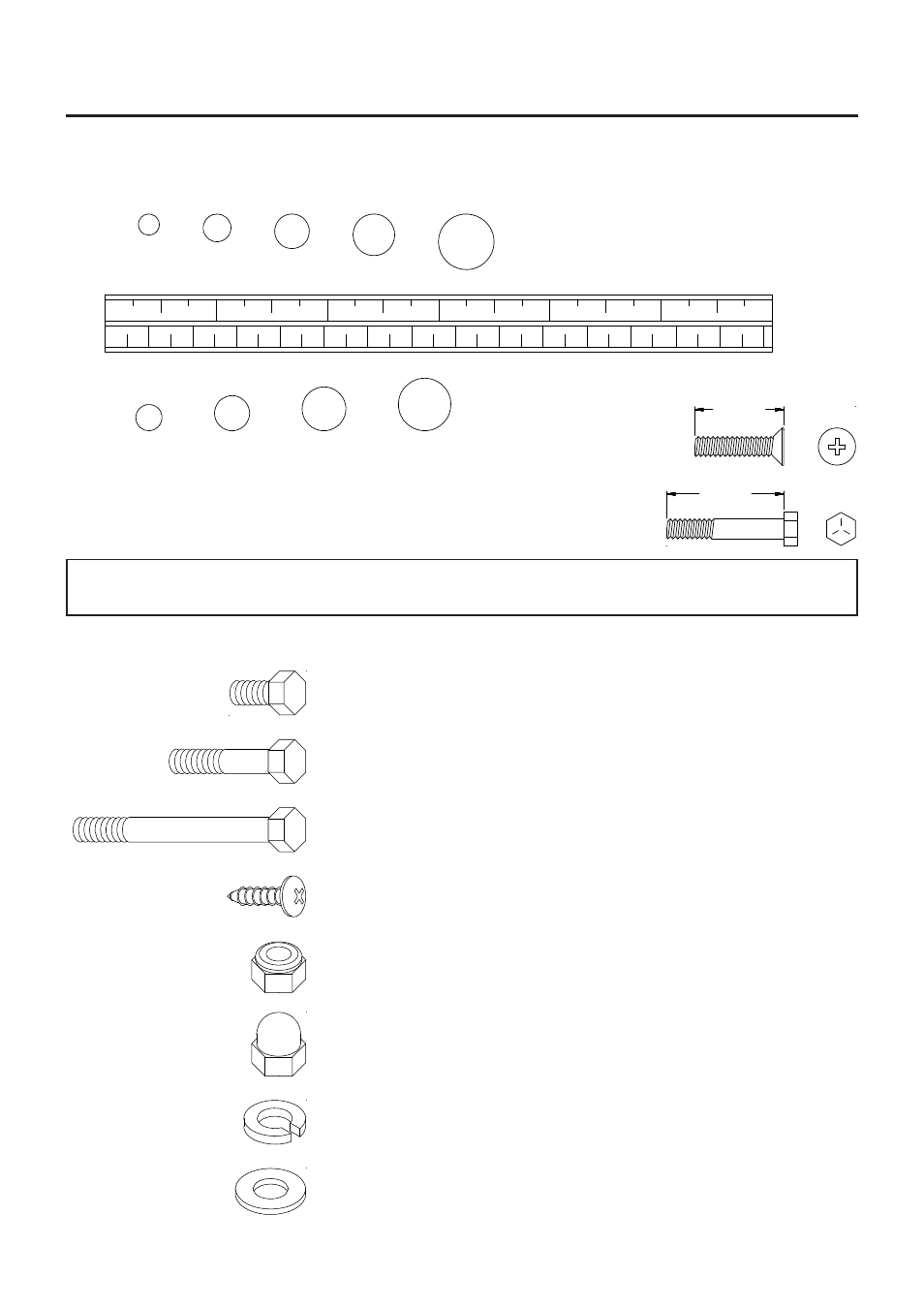 Hardware identification chart, Part no. and description qty | Stamina Products Orbital Rower 1215 User Manual | Page 6 / 22