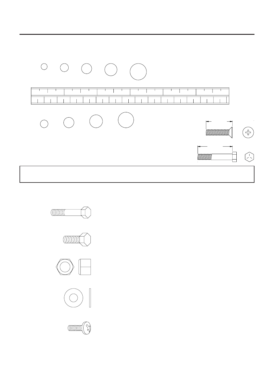 Hardware identification chart, Part no. and description qty | Stamina Products 55-1539 User Manual | Page 5 / 18