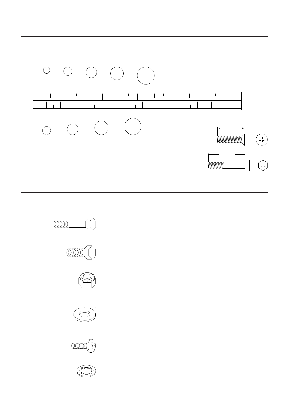 Hardware identification chart, Part no. and description qty | Stamina Products 55-1539A User Manual | Page 6 / 19