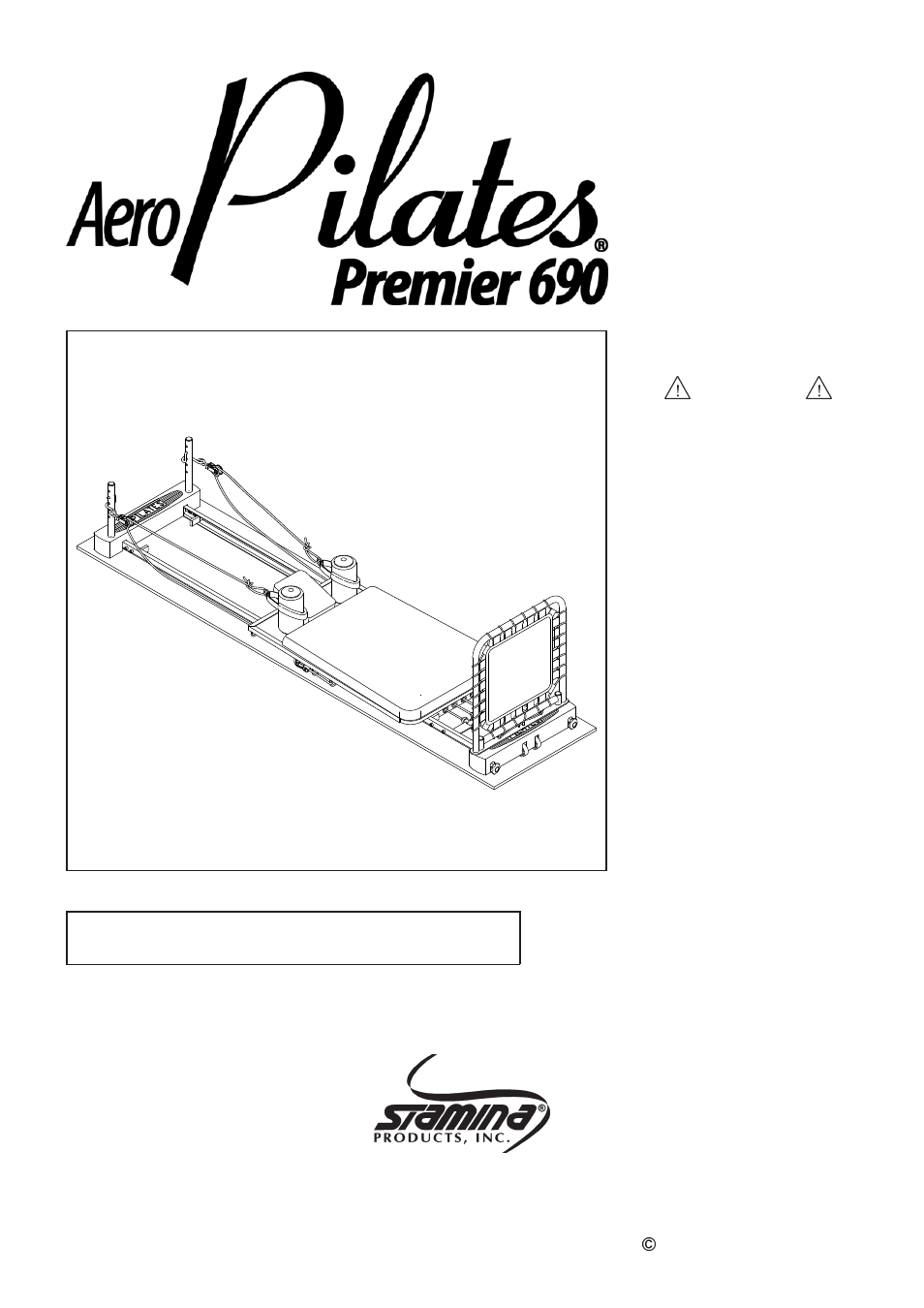 Stamina Products AeroPilates Premier 690 User Manual | 19 pages