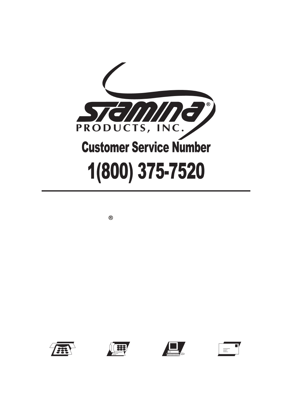 Call us first | Stamina Products Magnetic Resistance Recumbent Bike 15-4760 User Manual | Page 3 / 22