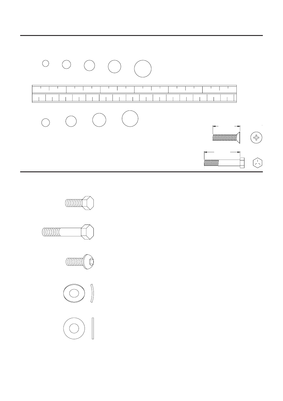 Hardware identification chat, Part no. and description qty | Stamina Products Inmotions User Manual | Page 5 / 15