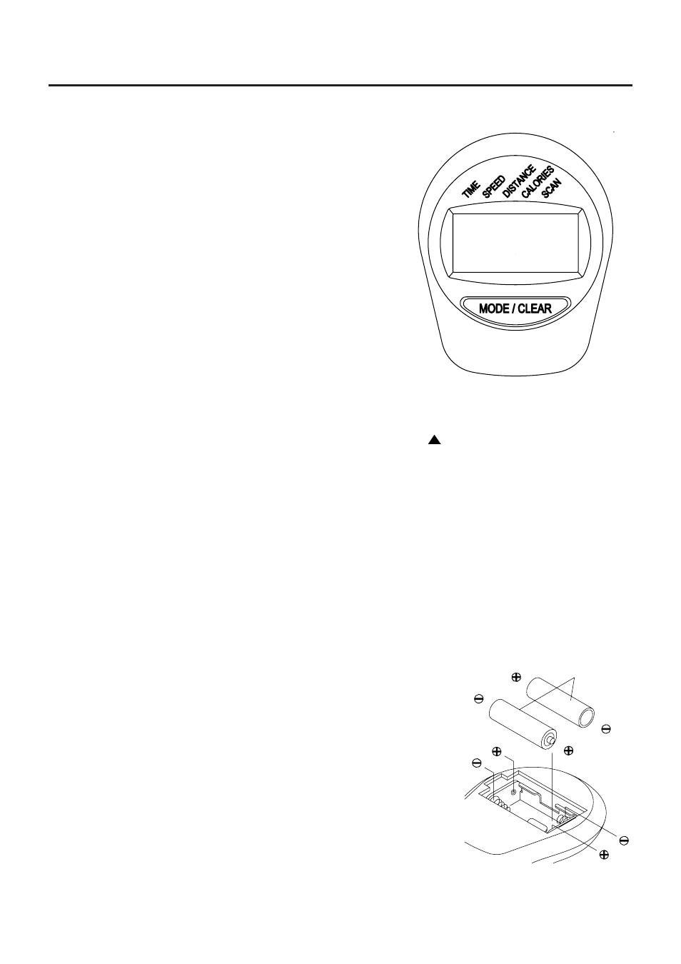 Using the electronic meter | Stamina Products Inmotions User Manual | Page 8 / 15