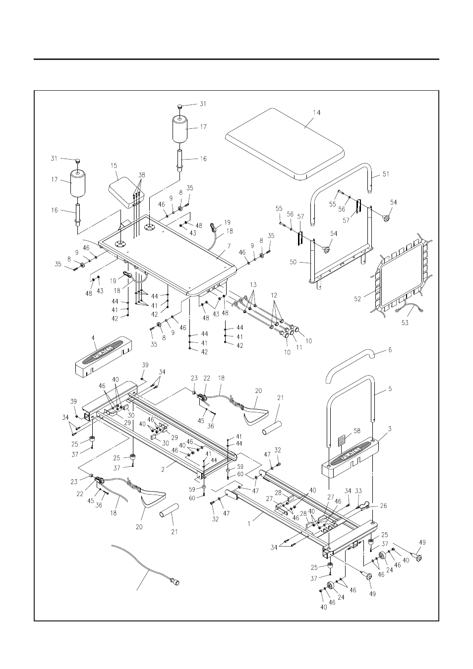 Product parts drawing | Stamina Products Aero Pilates Performer 270 User Manual | Page 14 / 19