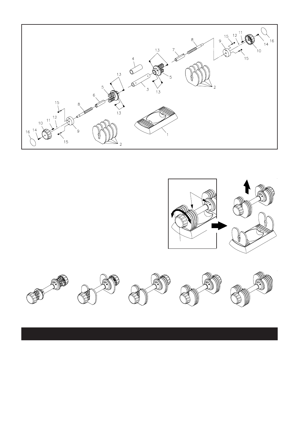 Limited warranty, Operational instructions | Stamina Products Versa-Bell 50lb User Manual | Page 2 / 2