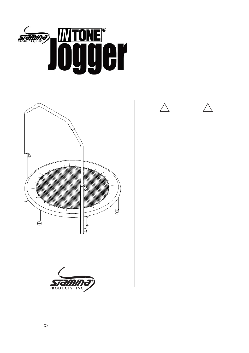 Stamina Products 35-1655E User Manual | 19 pages