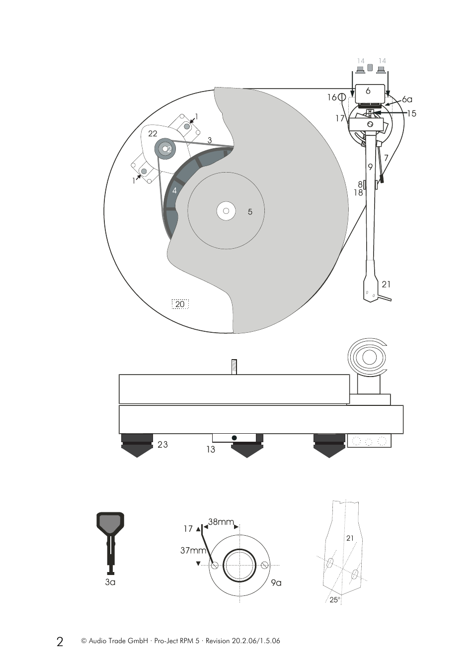 Pro-Ject RPM 5 User Manual | Page 2 / 8