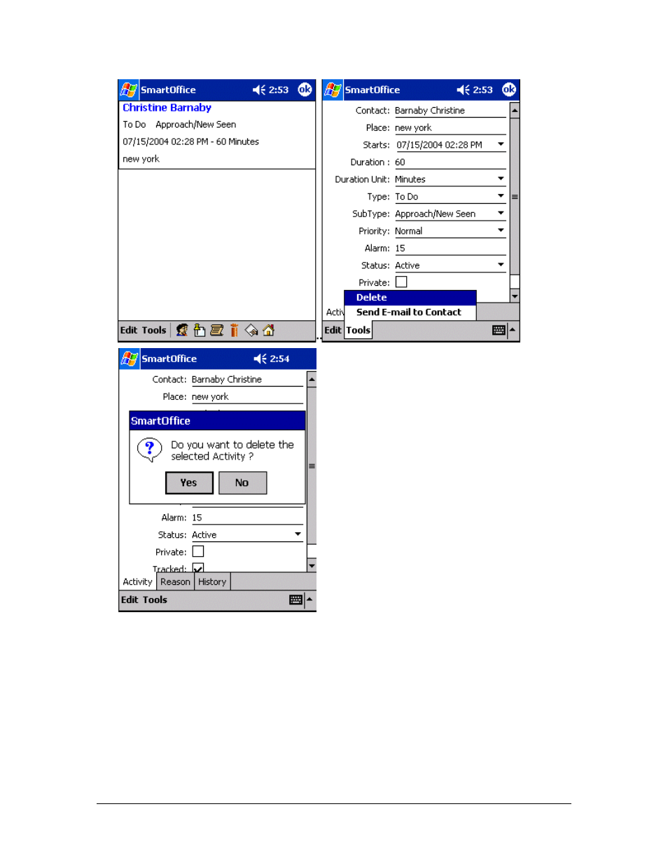 Todo, Adding a todo item | Smart Parts Mobile for Pocket PC User Manual | Page 33 / 42