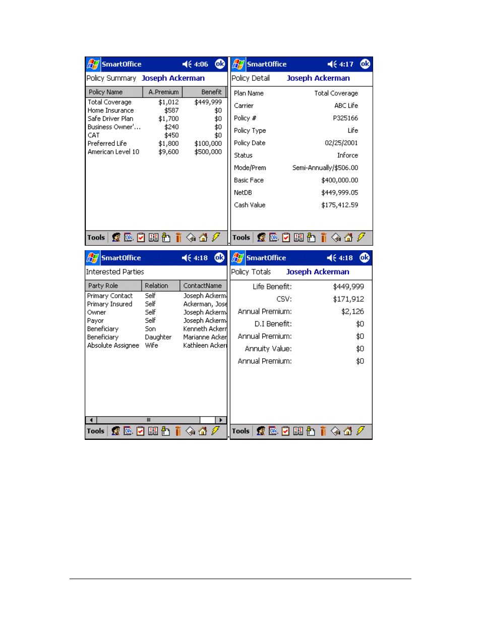 Investments, Accessing investment information | Smart Parts Mobile for Pocket PC User Manual | Page 41 / 42
